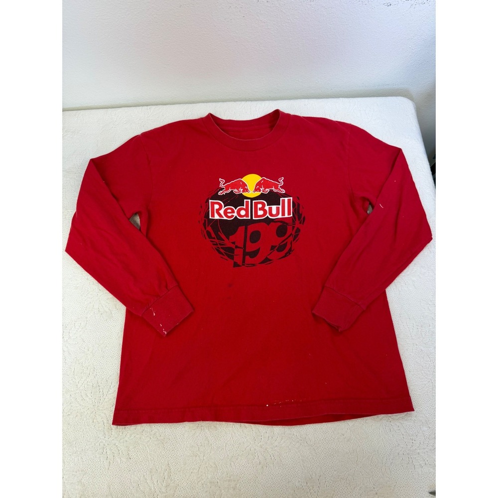 Fox Racing Red Bull 199 Travis Pastrana Co-Lab Long Sleeve Shirt Red XL FLAW
